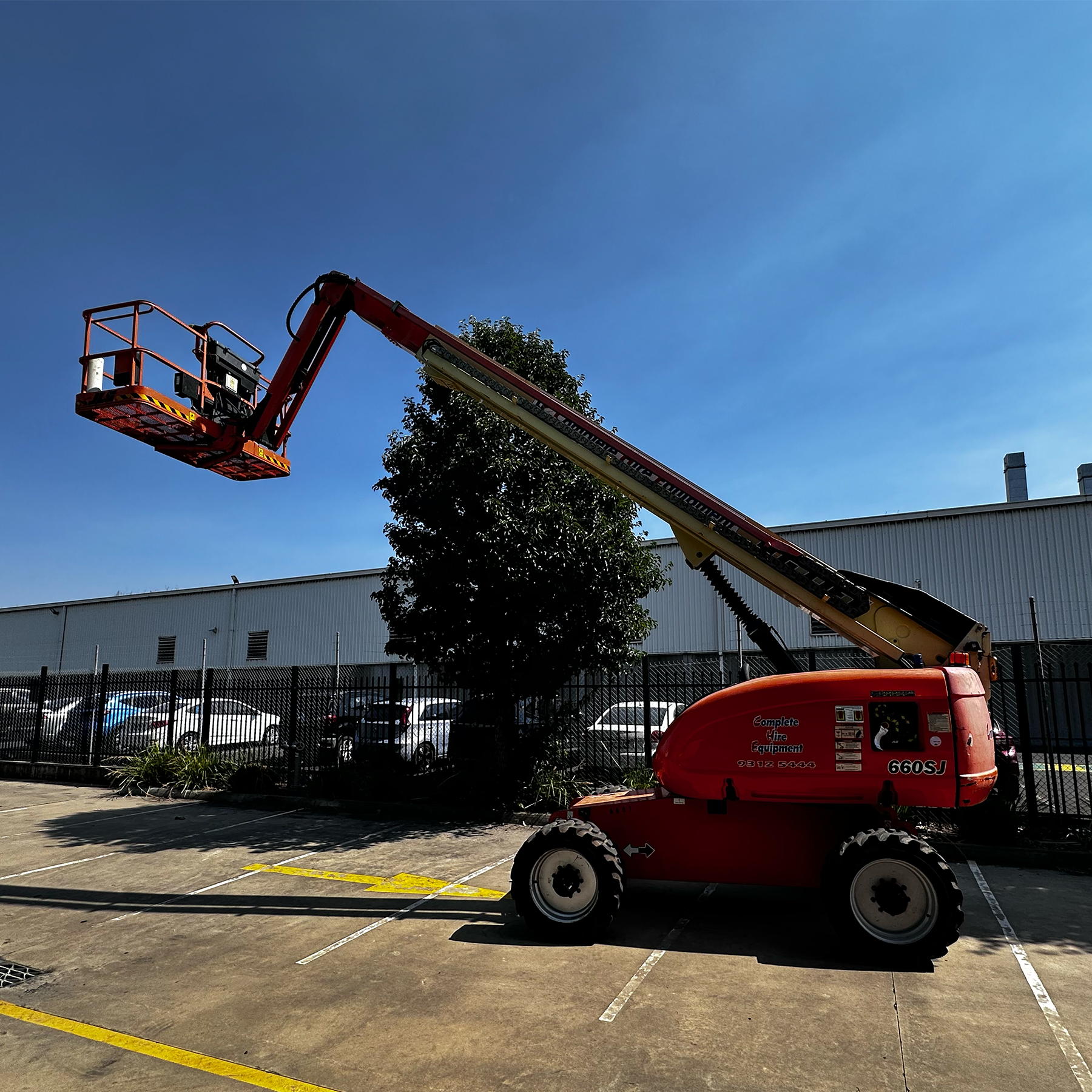 66ft Rough Terrain Diesel Straight Boom Lift