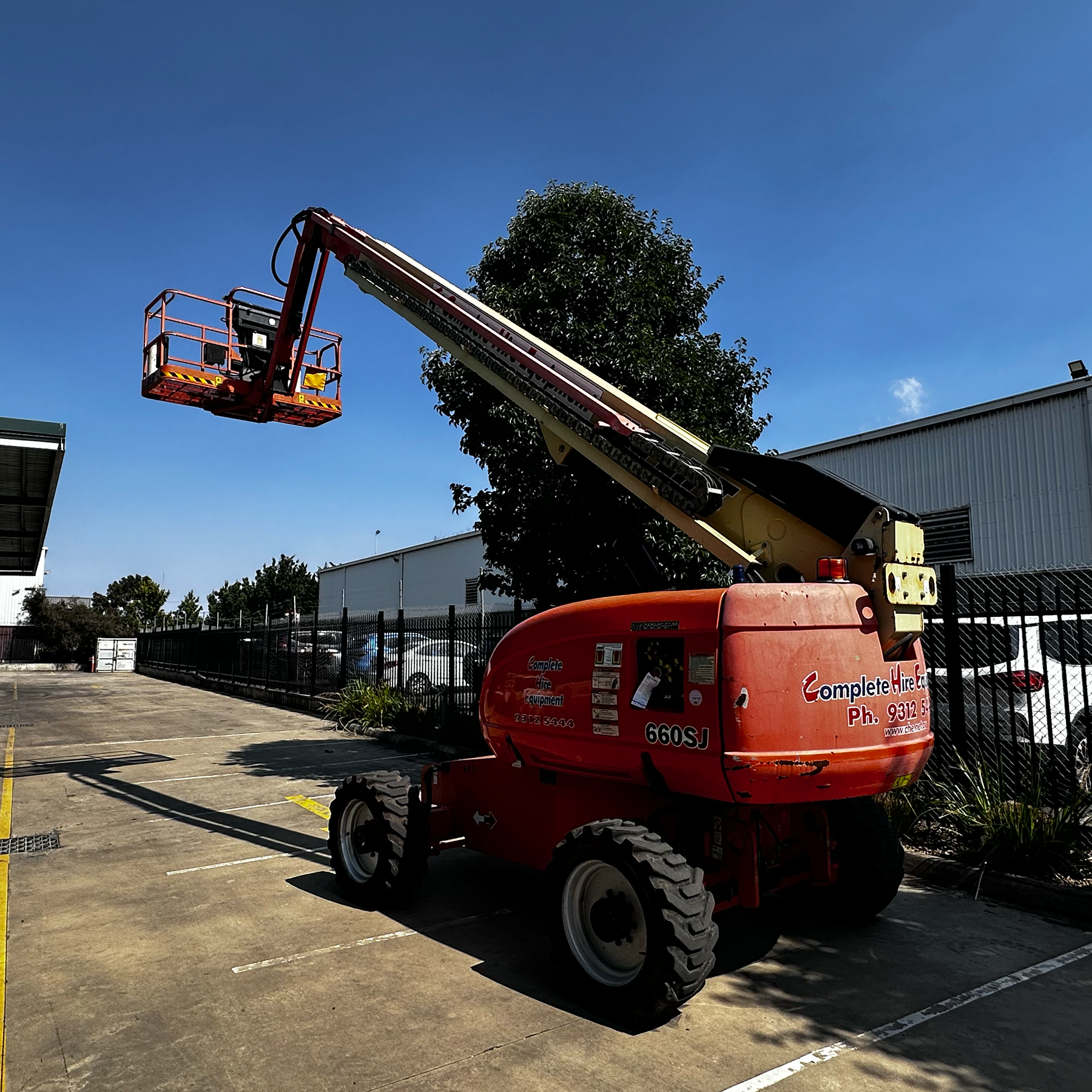 66ft Rough Terrain Diesel Straight Boom Lift - Image 8